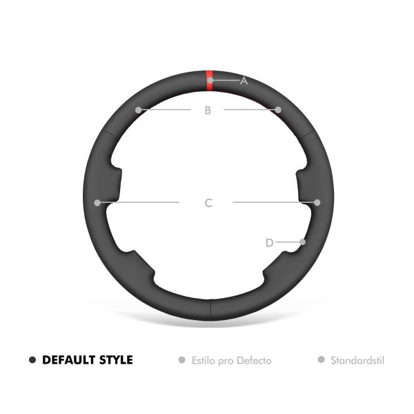 Custom High-quality Hand Stitch Black Leather Cool Style Steering Wheel Cover for Land Rover Range Rover III(L322) 2002-2012