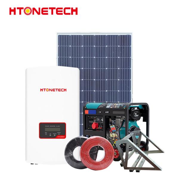 Mini Panel Solar Hybrid Power Systems with IP65 Junction Box