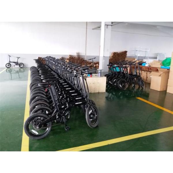 Front Hub Brushless Folding Electric Bike / Bicycle 16 Inch 36V 5.2Ah
