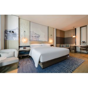 Размеры продукта 86 X 64 X 48 дюймов Мебель гостиничной спальни 2 ночных стола