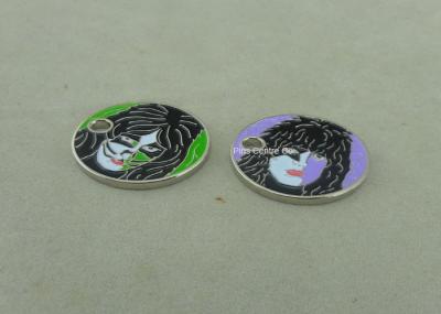 Die Struck Shopping Trolley Tokens For Business Promotional With Key Ring