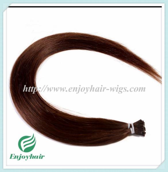 Pre-Bonded Hair 10-28 100s/pack 4# color Straight Human Hair Brazilian hair extension