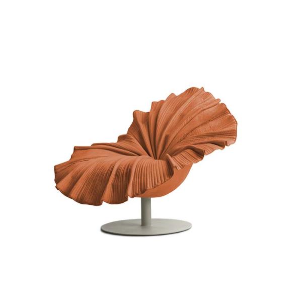 High replica Colorful bloom easy chair flower shape chair bloom lounge chair in fabric modern calssic lougne chair