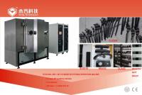 Machine de revêtement de la vaisselle plate PVD d'acier inoxydable, fourchettes de solides solubles et machine de placage à l'or de cuillère, électrodéposition noire de vaisselle de cuisine de solides solubles