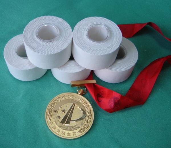 Cutom tan flesh white Physio tape Serrated sports tape Zigzag edge sports tape