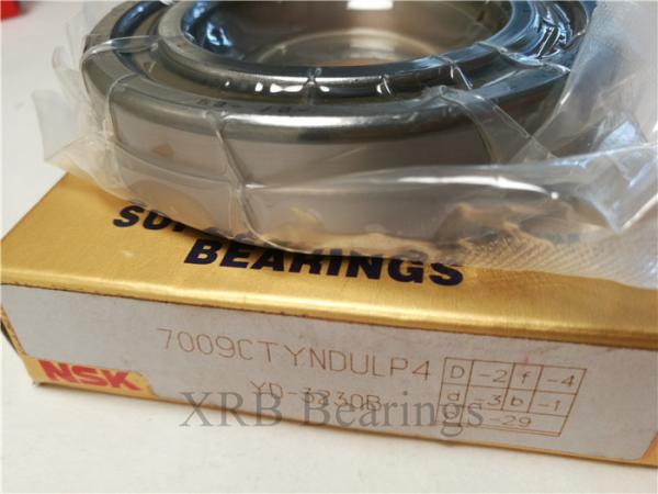 Sealed Angular Contact Bearings , Deep Groove Ball Bearing For Food Machinery