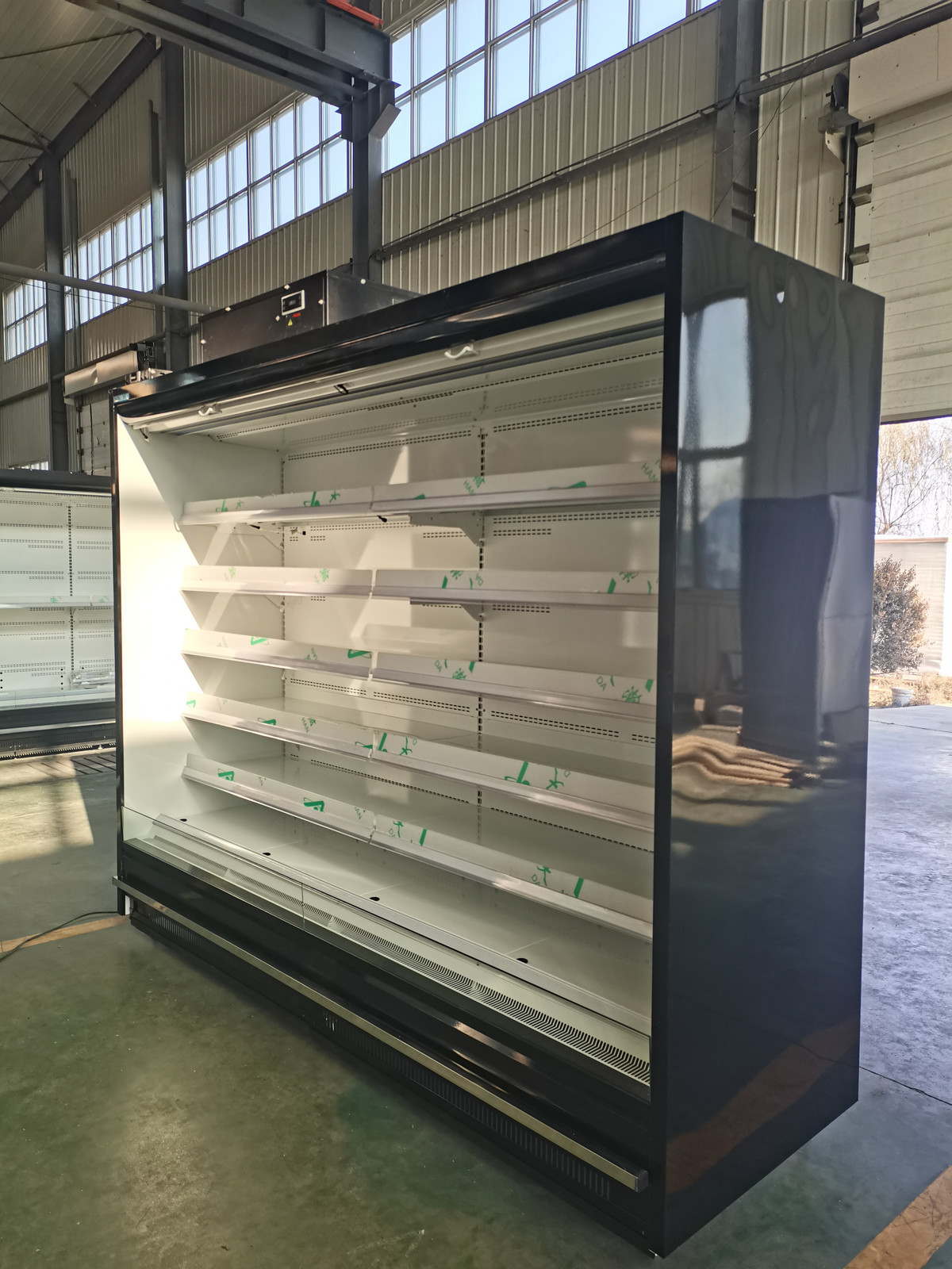2500mm Commercial Multideck Open Chiller for Supermarket Fresh Food Display