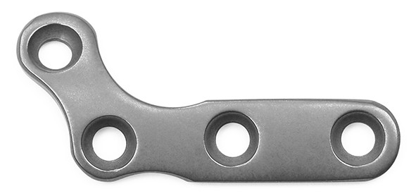 Curved 120 Degree Phalange Titanium Plates For Orthopedic Surgery CE ISO 13485