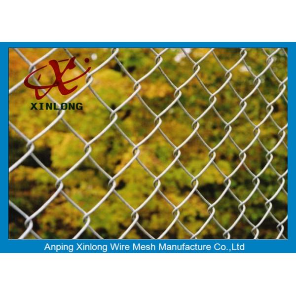 Diamond Wire Mesh Fence Chain Link Fence For Outdoor Playground 50 * 50mm