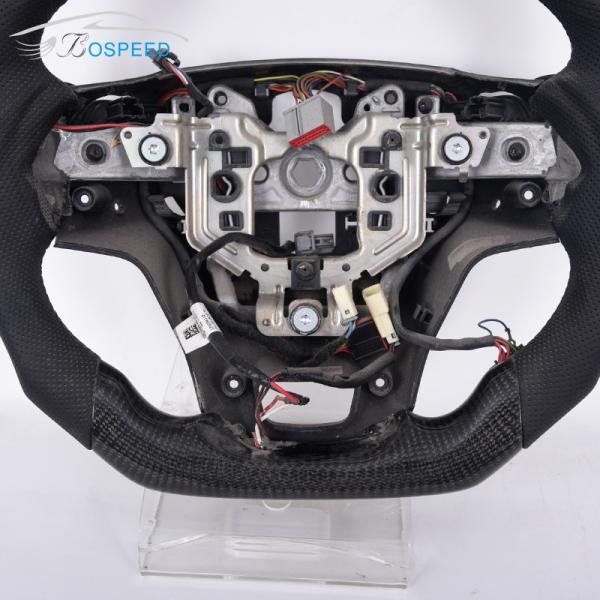 F150 LED Display Real Carbon Fiber Steering Wheel Gloss Black Ford