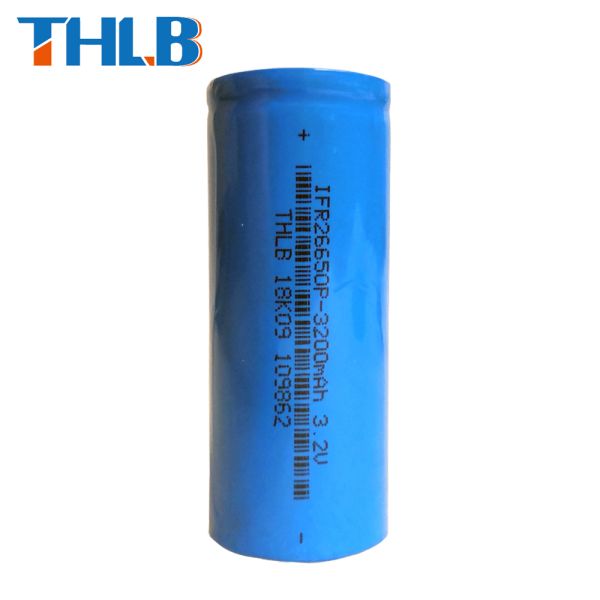 26650 Cylindrical LiFePO4 Battery 3200mAh 1200 Cycles THLB Battery
