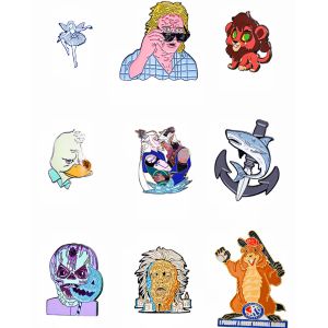 Custom Soft Enamel Pin with Glitter Finish for Anime & Cartoon - Personalized Metal Badge