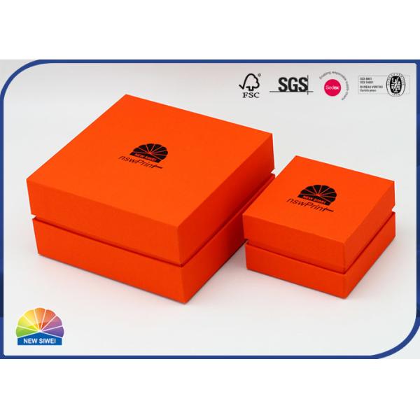 Твердая жесткая коробка бумаги искусства штемпелевать золота логотипа Paperboard кожаная