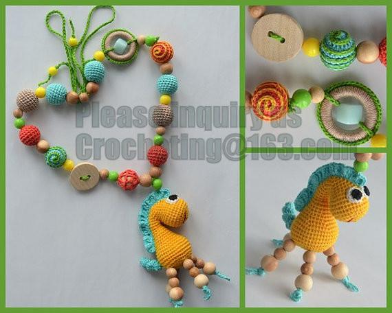 Baby Teether Toy, Eco-friendly toy, Teething necklace,Teething toy, Breastfeeding Necklace for Mom