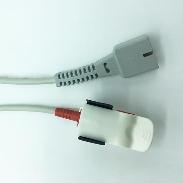 1.1 Meter Monitor SPO2 Sensor Reusable Pediatric Finger Clip Nonin For 9002 9303 9302S
