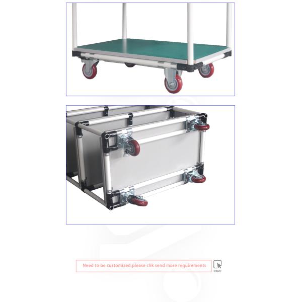 Логистика и мастерская Ручная толкательная тележка для промышленности