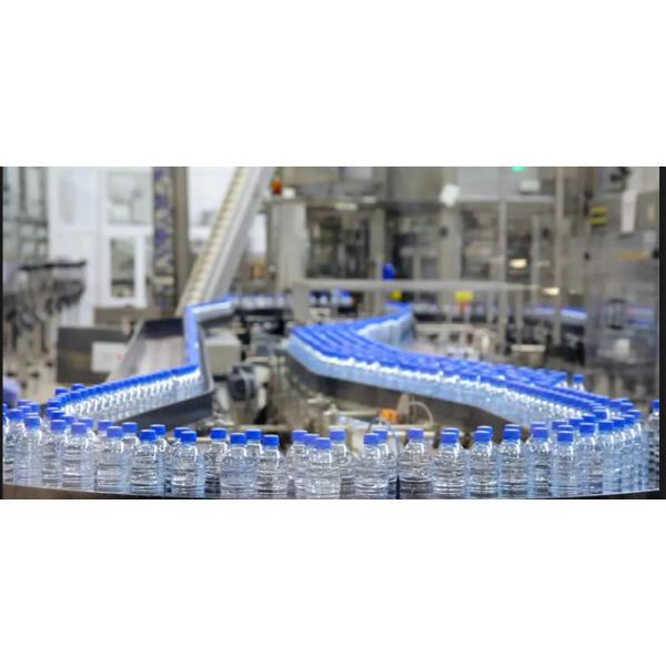 18000BPH PLC Pure Water Filling Machine 7.3W OPS Label