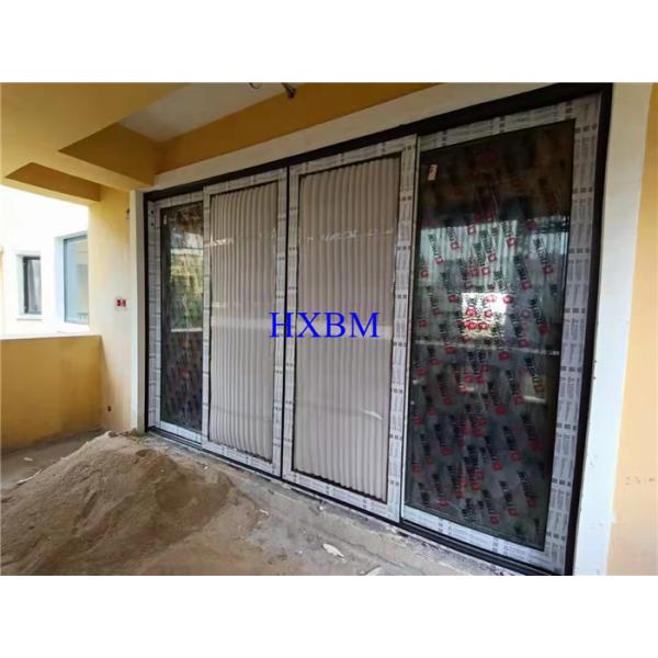 Waterproof Double Glazed External Aluminum Sliding Doors For Middle East Market