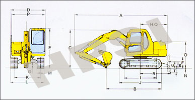Yanmar Diesel Engine Heavy Equipment Excavator Hydraulic SGS / CE