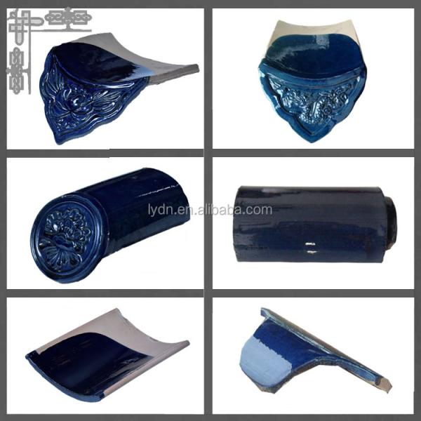 Черепицы желтого виска украшения крыши китайского керамические