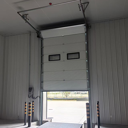 Smoothly Quietly & Reliably Industrial Sectional Overhead Door For Assembly Workshops