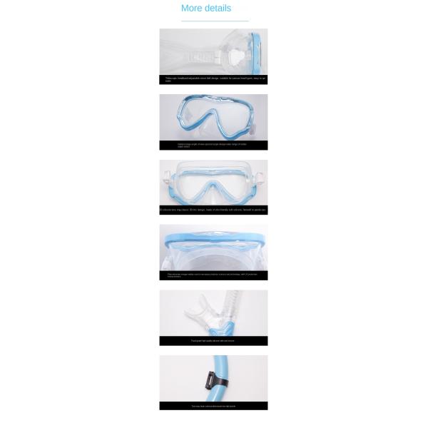 Full Dry Breathing Adult Diving Mask Snorkeling Diving Mask High Definition