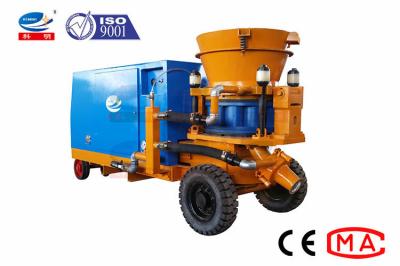 Tipo diesel baixo consumo apropriado da máquina concreta do Shotcrete do pulverizador
