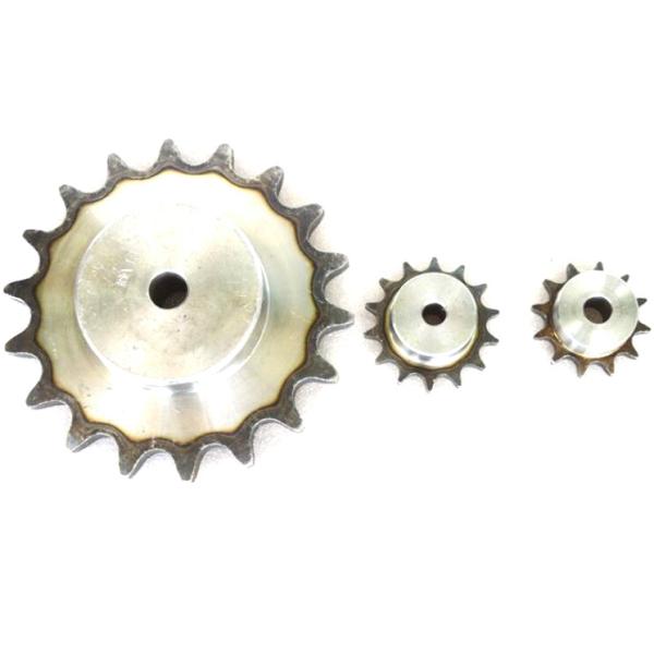 24A10T Blacken Treatment Harden Tooth C45 steel large platewheels roller chain sprocket