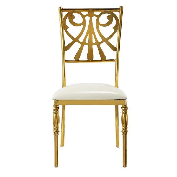 Rental Banquet Reception Stackable Stainless Steel frame wedding chair Chiavari chair