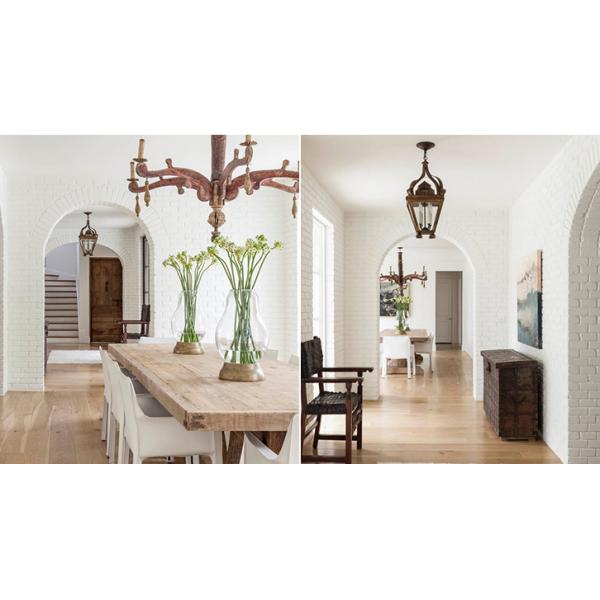 Кирпич выращиванный в питательной среде: облицовкой каменный 60x200mm искусства Faux SGS белой