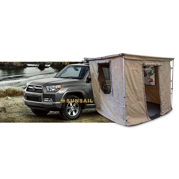 Canvas Camping Tent with Side Awning Four-Season and Breathable Fabric
