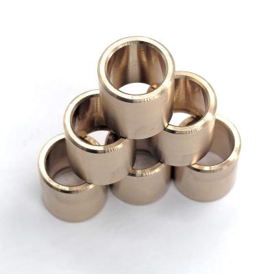 Custom Aluminum Bronze Sleeve Bushings CNC Machined Bronze Bearing Components