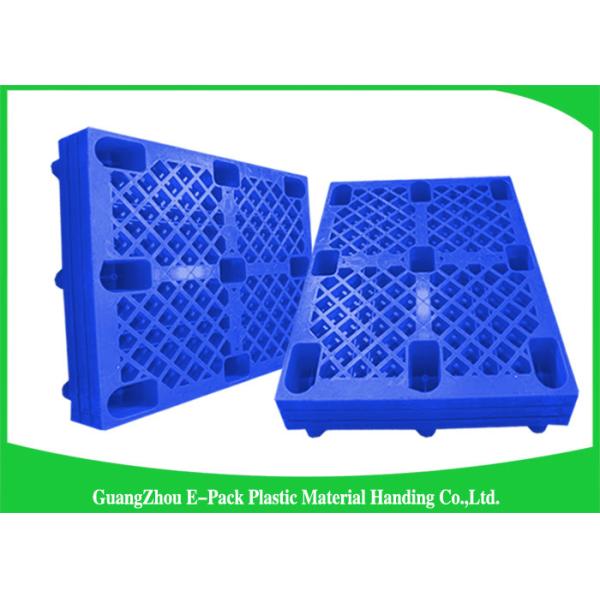 Синь 1200 * 1000mm экспорта ног паллетов 9 груза Economica Nestable пластиковая