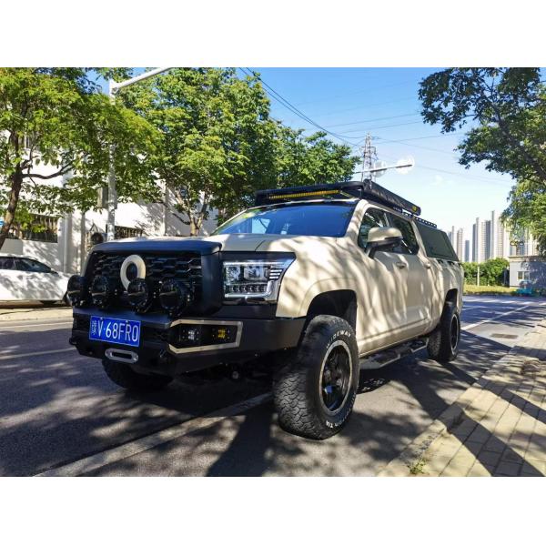 Offroad 4x4 Bull Bar Rear Bumper Black Steel For Great Wall Cannon