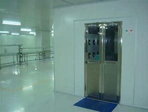 PLC HEPA Filter Stainless Steel Air Shower With Recessed LED