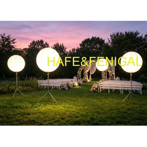 Pearl SE LED Balloon Light with Customizable Envelope, Multiple Power Options, and Versatile Mounting for Professional Events