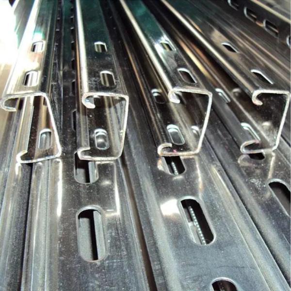 Hot Rolled Cold Formed Aluminium Strut Channel Standard Size Solar Strut Metal Bracket C Channel
