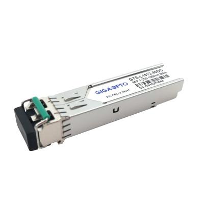 Le module 1000BASE-ZX 1.25G de SFP 1550nm SMF 80km duplexent l'émetteur-récepteur optique de LC