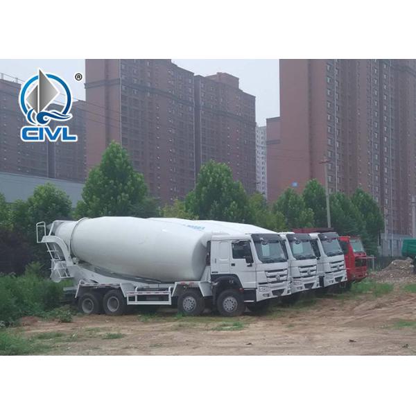 New 371HP 18 / 20cbm 8x4 Sinotruk Howo Concrete Mixer Trucks With EURO2 Standard Diesel Truck
