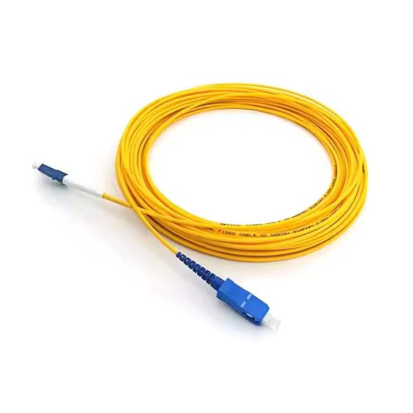SC UPC Cordon à patch en fibre optique simple mode unique G657A