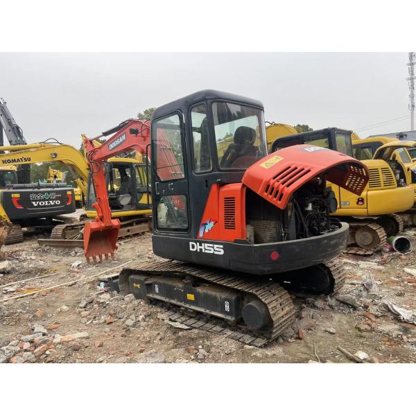 Used Doosan Dx55 Mini Digging Machine Second Hand Mini Excavator