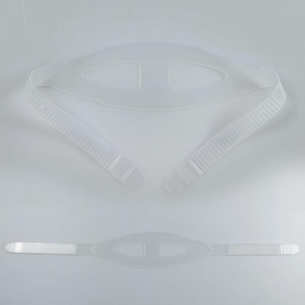 56cm Dive Mask Replacement Parts Snorkel Strap White Transparent
