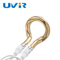 o bastão de 650W 120V deu forma ao refletor de Ring Infrared Lamps Vacuum Golden