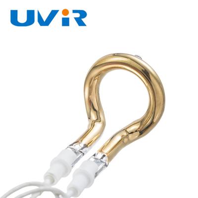 650W 120V Bat Shaped Ring Infrared Lamps Vacuum Golden Reflector