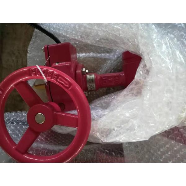 Red Fire Fighting System Equipment , Grooved Type Butterfly Valve FM Approved