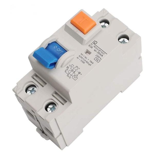 ID 2P красное медное 4P 25A 40A 63A автомата защити цепи RCCB ELCB остаточный настоящий электронный