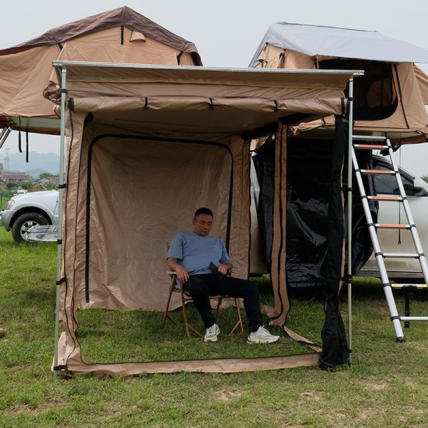 Foxwing Roof Awning Room Car Side Tent Wall Self-Driving Camping Rainproof Car Sunshade 4x4 Awning Side Tent With Annex Room