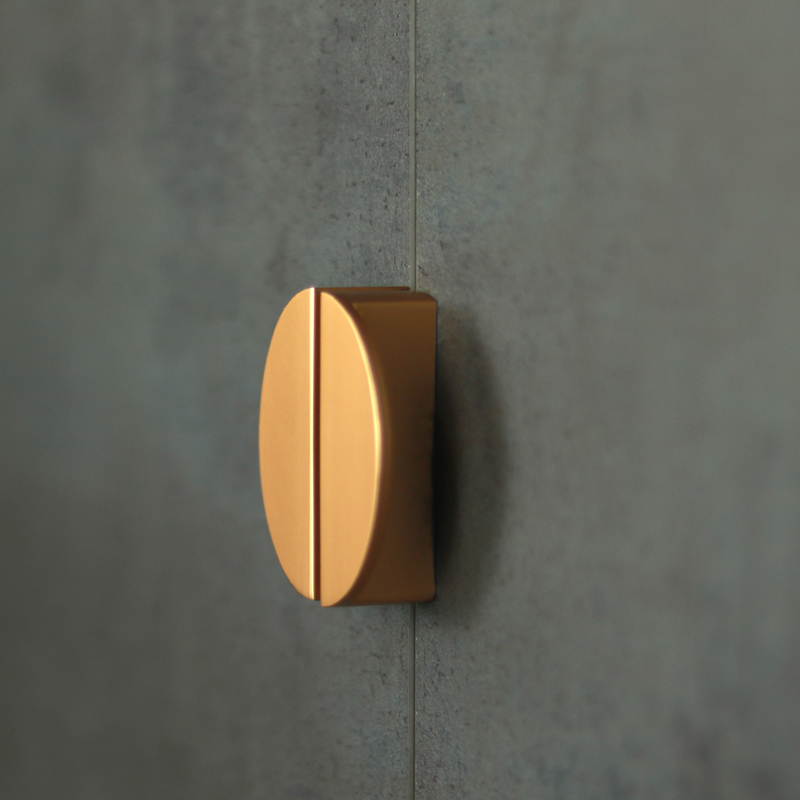 Wholesale Gold Half Moon Handles Knobs Drawer Door Knob Pulls for Cabinet