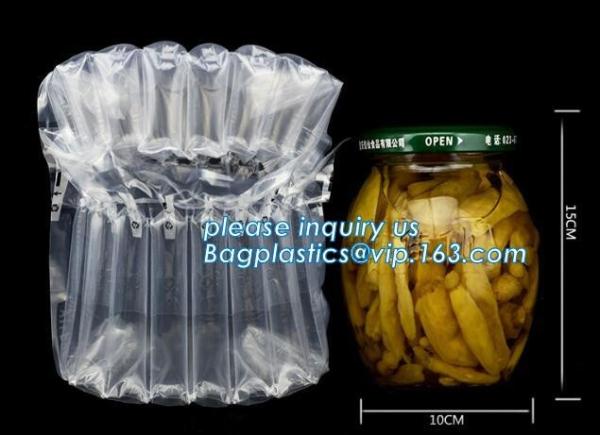 inflatable air bag for wine bottle, wine bottle air bag transport protective shock resistant cushion hand bag packaging,