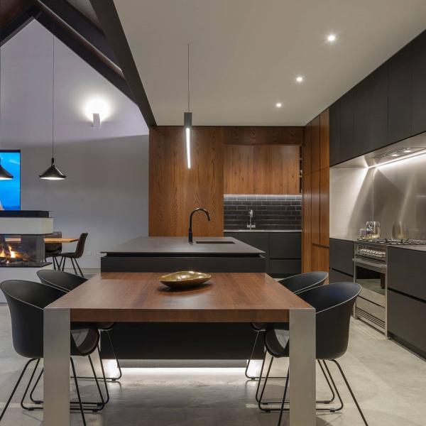 Wood Veneer Modern Tinted Lacquer Cabinets Tall Unit Brown For Household Hotel